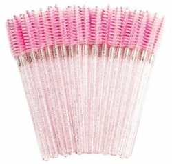 Mascara Glitter Brush 50-pack - Light Pink