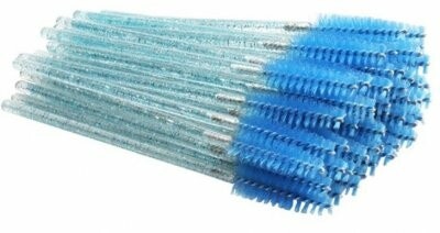 Mascara Glitter Brush 50-pack - Blue