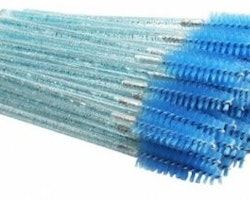 Mascara Glitter Brush 50-pack - Blue