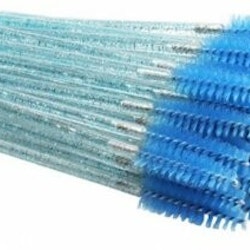 Mascara Glitter Brush 50-pack - Blue