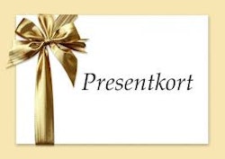 Presentkort värde 250 kr
