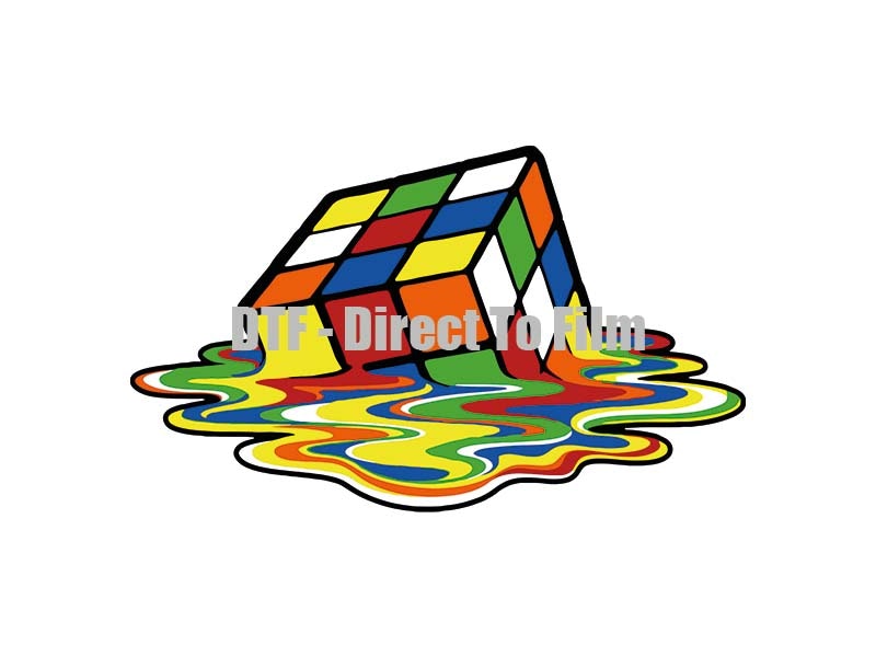 Smeltende Rubik DTF Trykk
