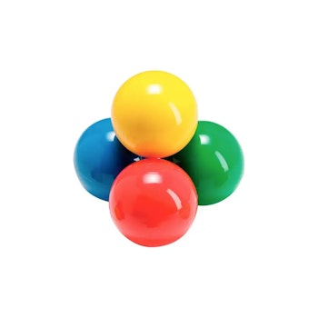 Freeball - 4 stycken | Flyter | Greppvänlig | 6,5 cm