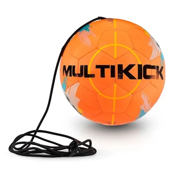Fotboll med elastisk | Multikick | Lättviktsboll | Stl 5