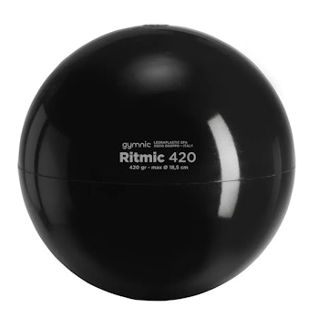 RG boll | Gymnic | 18 cm | Träningsboll | Svart | 420 gr