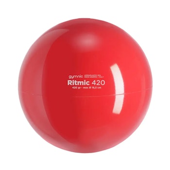 RG boll | Gymnic | 18 cm | Träningsboll | Röd | 420 gr