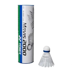 Badmintonbollar | Yonex | Mavis 2000 | Medium hastighet | 6-pack