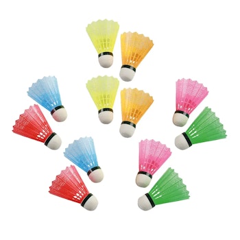 Badmintonbollar | Neonfärger | Skola och fritid | 12-pack