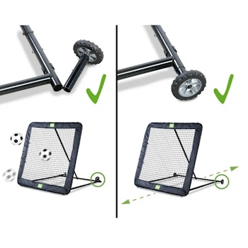 Skottvägg Fotbollvägg Rebounder EXIT | Kickback XL |  164 x 164 cm