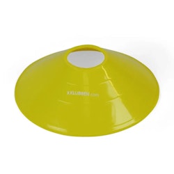 Markeringskoner 50 st | Gula  | Låga koner | Diameter 19 cm, Höjd 5 cm