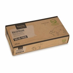 Bigpack tjocka bajspåsar - 100% återvunnen plast