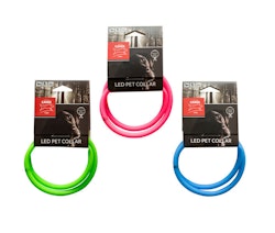 Led-halsband som syns - one size passar alla!