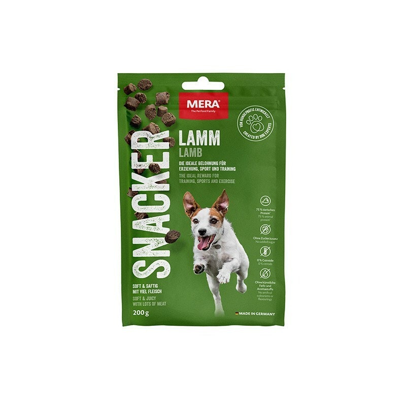 MERA Snacker Lamm 200g – mjukt hundgodis