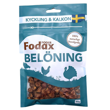 Fodax kyckling/ kalkon - 100% Naturligt godis från Sverige