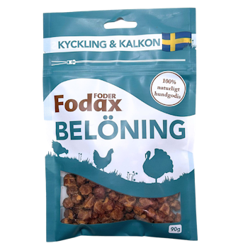 Fodax kyckling/ kalkon - 100% Naturligt godis från Sverige