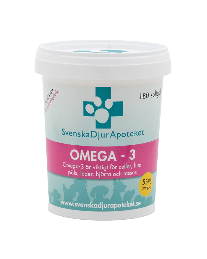 Svenskadjurapoteket - Omega-3 kapslar