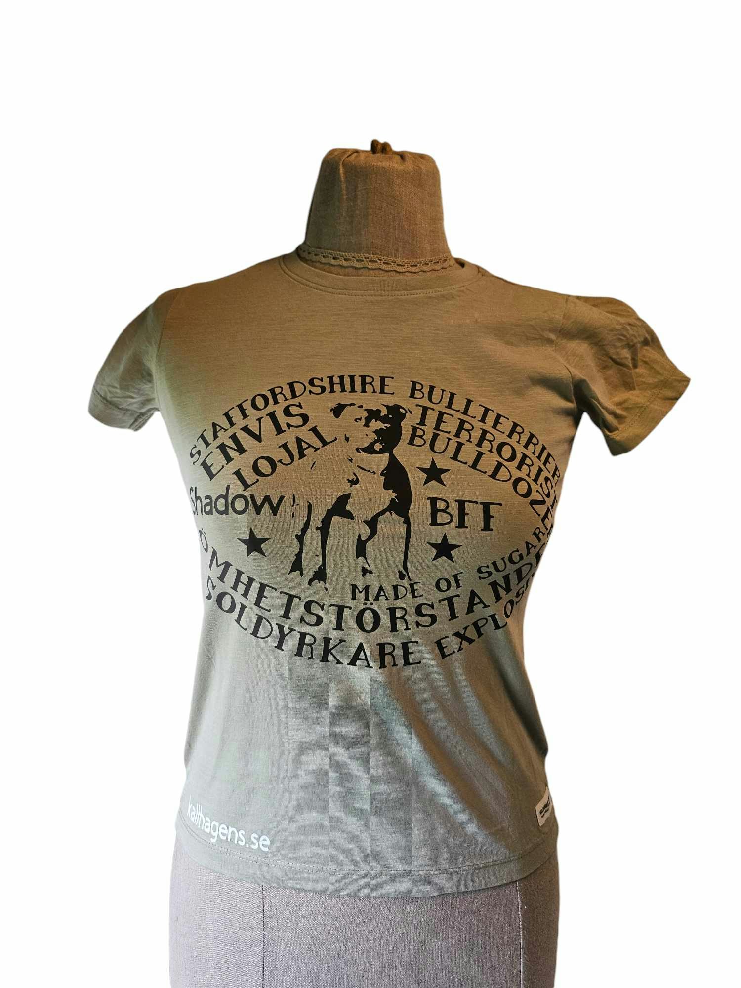Källhagens unika staffe t-shirt (dam)