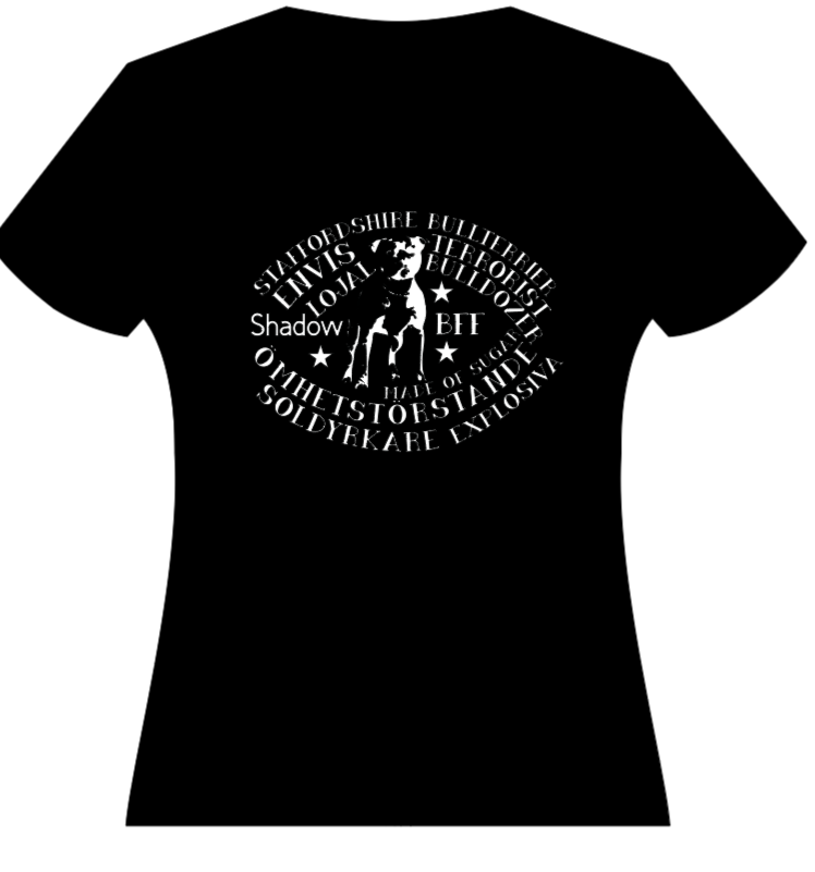 Källhagens unika staffe T-shirt för barn,  olika motiv finns.
