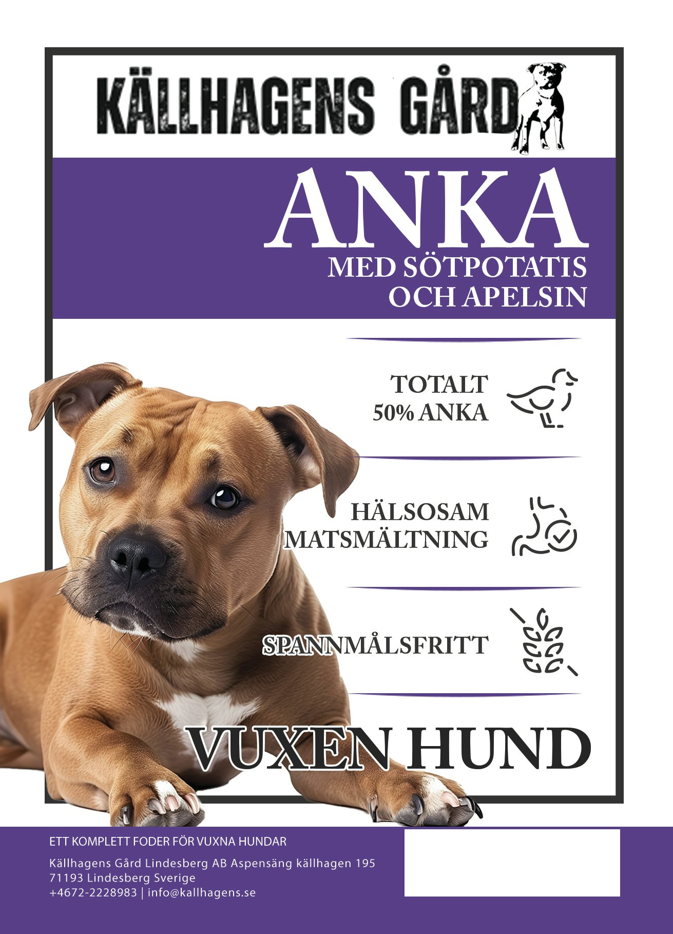 Källhagens gård - Anka med smarrig apelsin och sötpotatis