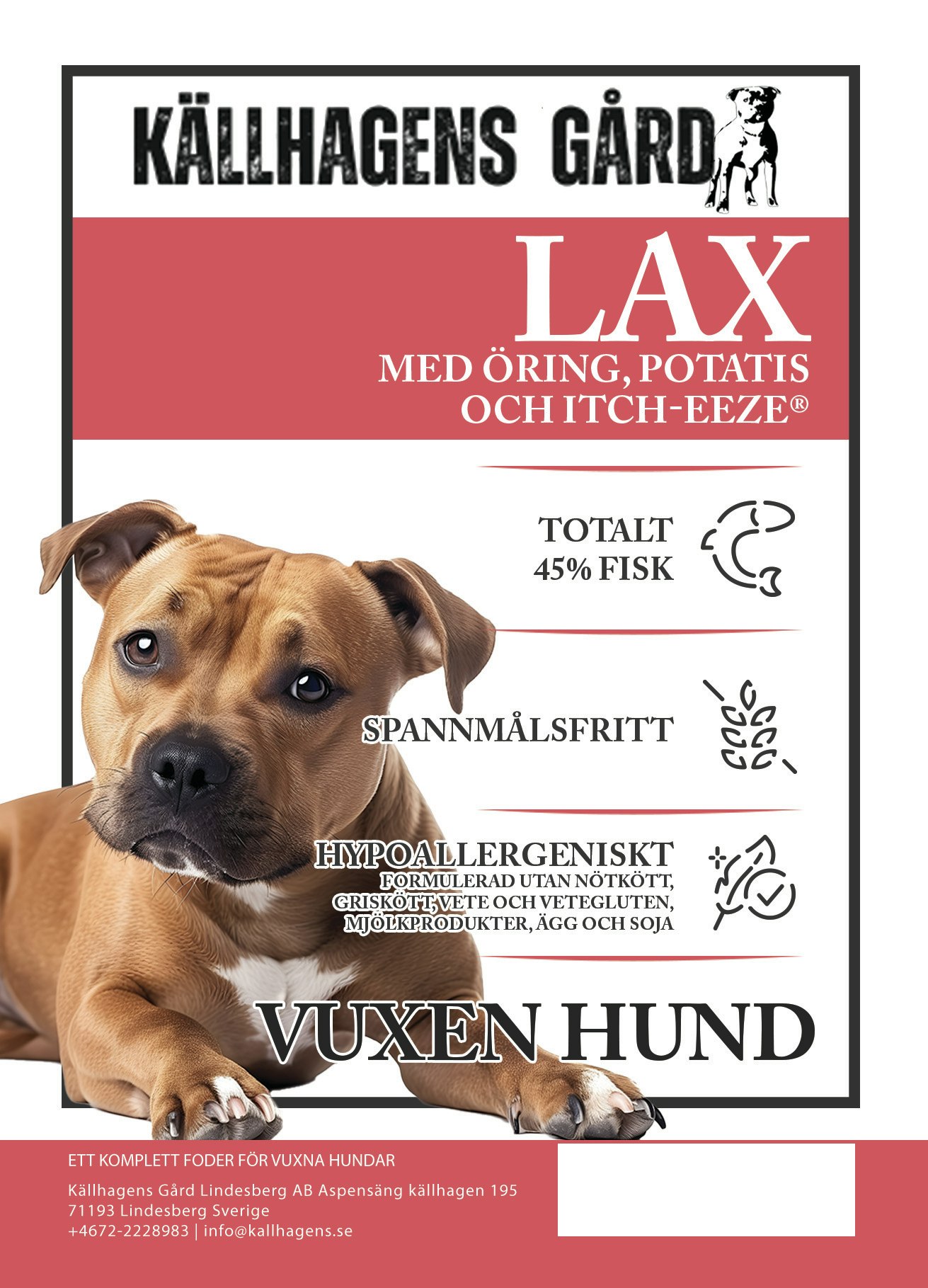 Källhagens gård - Lax med öring och ITCH-EEZE örter