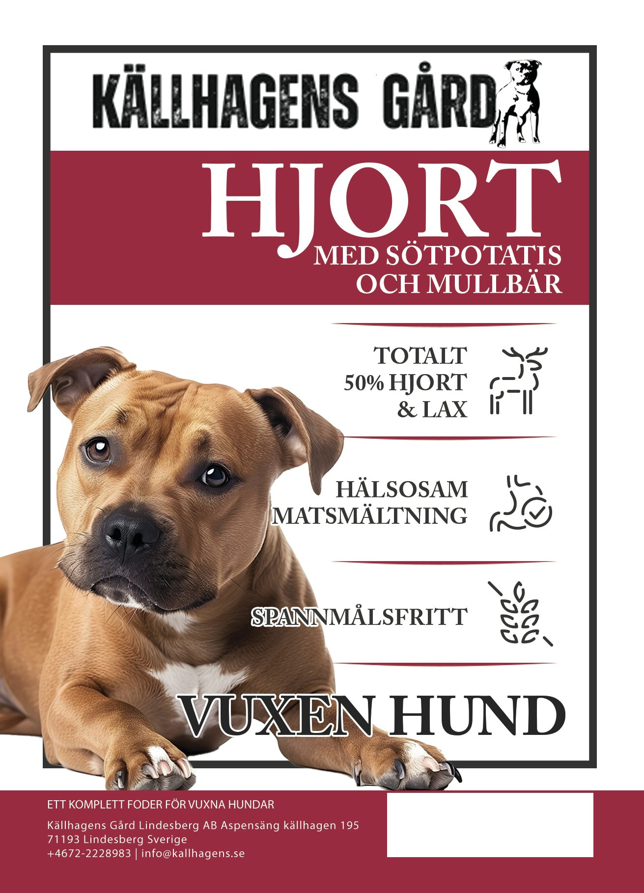 Smakprover från Källhagens gård - Hundfoder