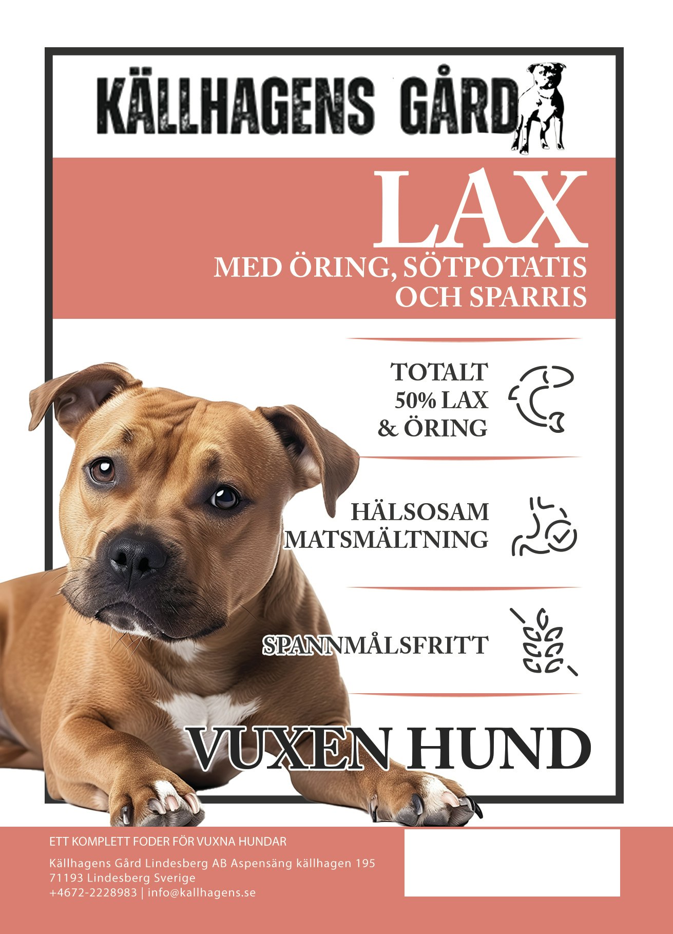 Smakprover från Källhagens gård - Hundfoder