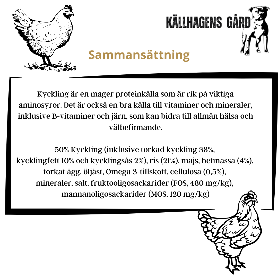 Källhagens gård - Kattfoder kyckling med ris