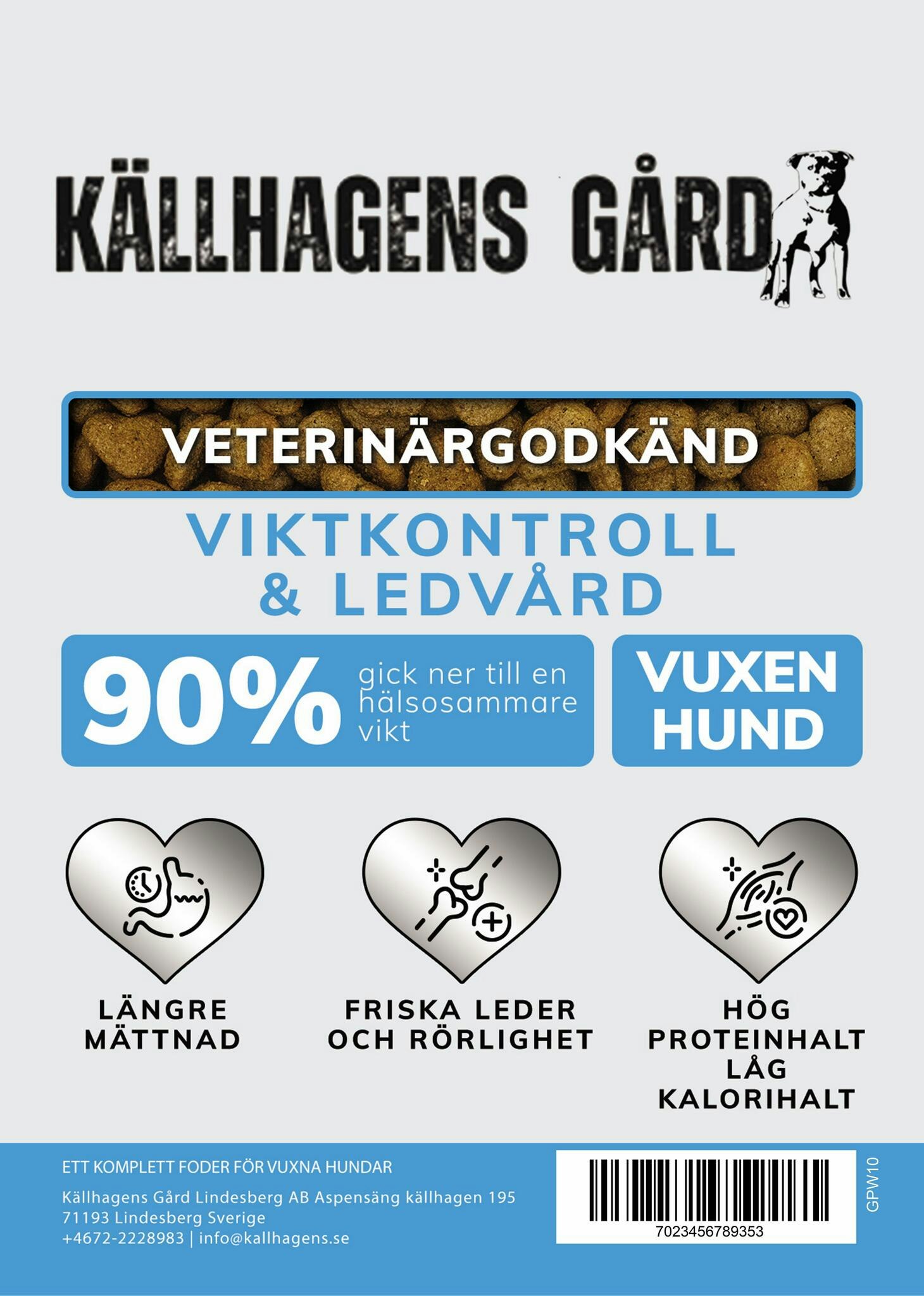 Källhagens gård viktkontroll och ledvårds foder