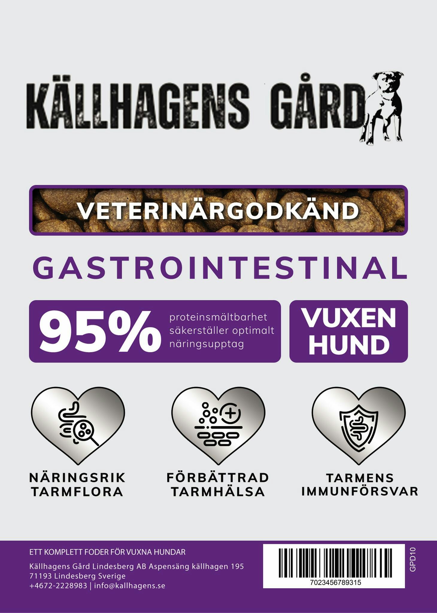 Smakprover från Källhagens gård - Hundfoder
