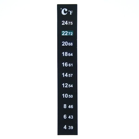 LCD Termometer 4 - 24 °C