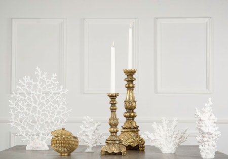 Ljusstake Enya gold, 31 cm
