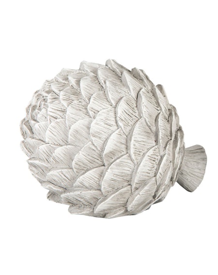Kronärtskocka vit, 11 cm