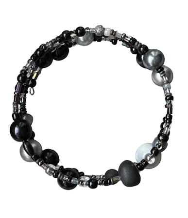 Armband spiral Black Pearl