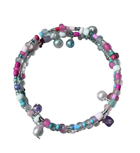 Armband spiral barn Pastellish