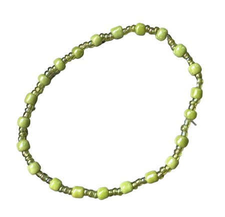 Armband enkel Lime barn