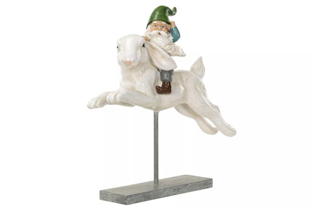 Tomte på harskutt 37x10x38 cm