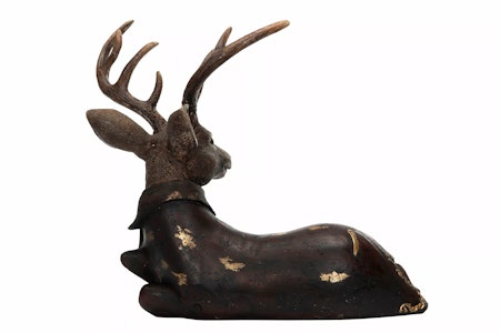 Vilande hjort-staty 39,5x22x35cm