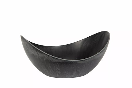 Skål i återvunnet plast Flow 21x25x11cm