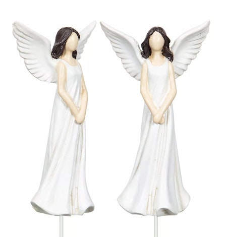 Ängel Shy 8 cm figur på pinne