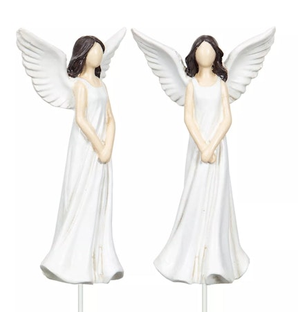 Ängel Shy 8 cm figur på pinne