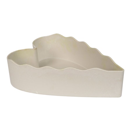 Hjärta kruka återanvänd plast 22x14,5x5,5 cm