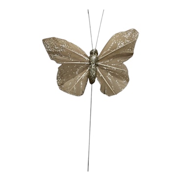 Fjäril Julie Gold, 9 cm