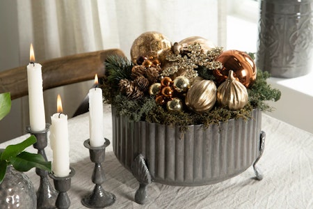 Snöflinga Flavia glitter gold 9x40 cm