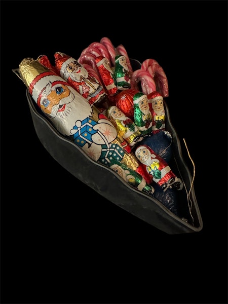 Hjärta kruka återanvänd plast 22x14,5x5,5 cm