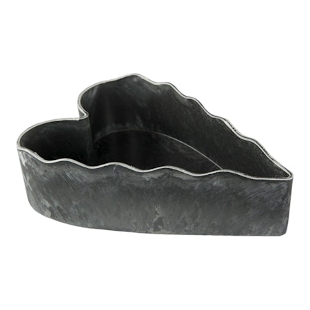 Hjärta kruka återanvänd plast 22x14,5x5,5 cm