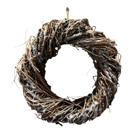 Lärkkrans med frost, 35 cm