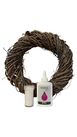 DIY krans med frost