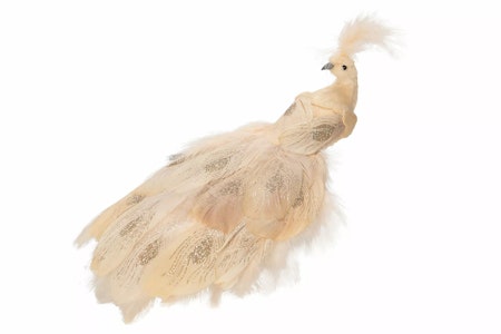 Påfågel Clip Diva 30 cm