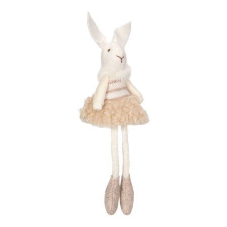 Fluffy kanin Beige 20 cm