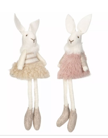 Fluffy kanin Beige 20 cm